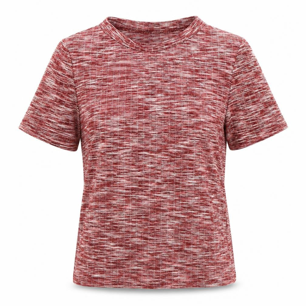 Womens UK Size XS H&M Red Basic T-Shirt