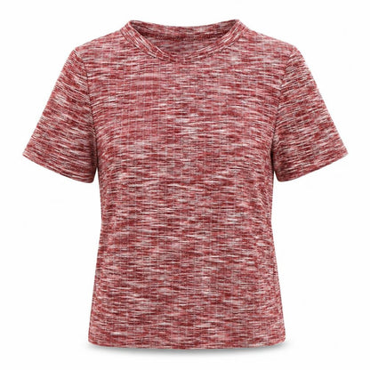 Womens UK Size XS H&M Red Basic T-Shirt