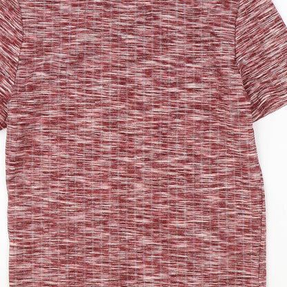 Womens UK Size XS H&M Red Basic T-Shirt