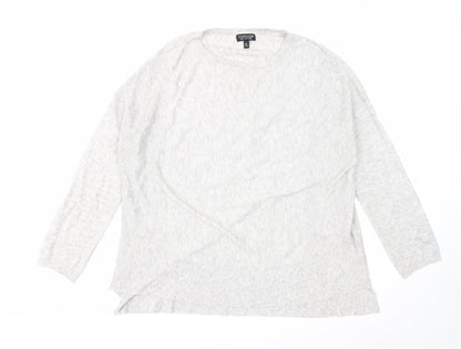 Womens UK Size 12 Topshop Grey Pullover Jumper
