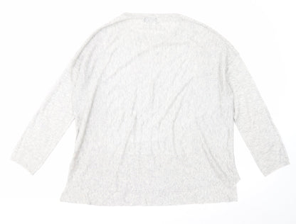 Womens UK Size 12 Topshop Grey Pullover Jumper