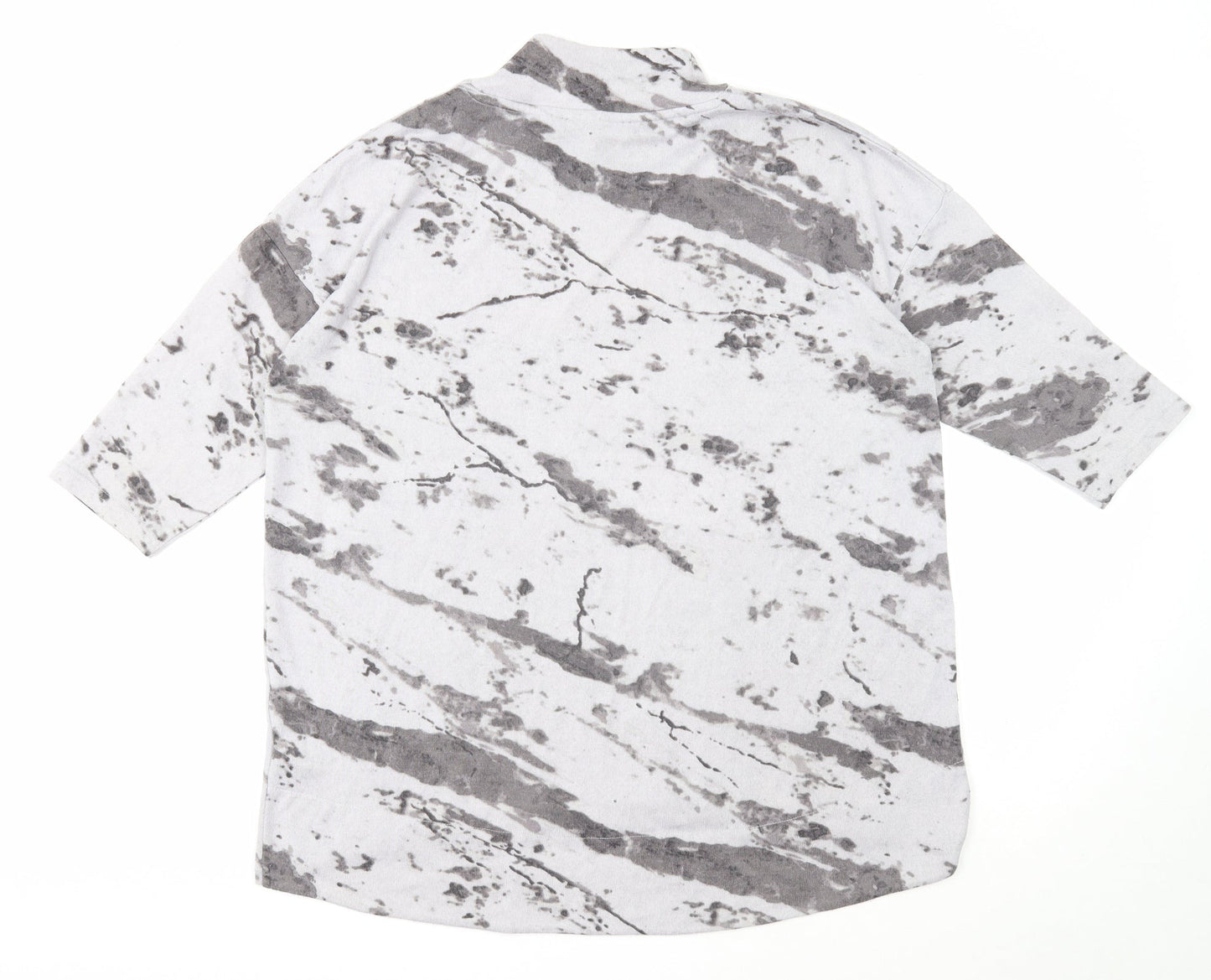 Womens UK Size 14 Marks and Spencer Grey Basic T-Shirt