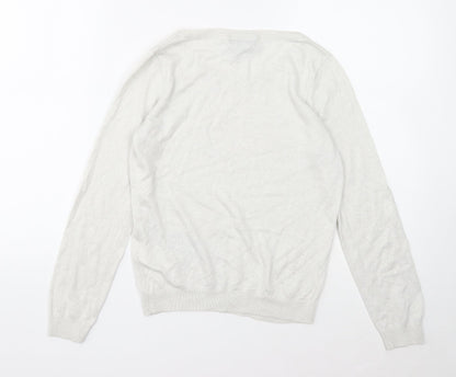 Womens UK Size M H&M Ivory Pullover Jumper