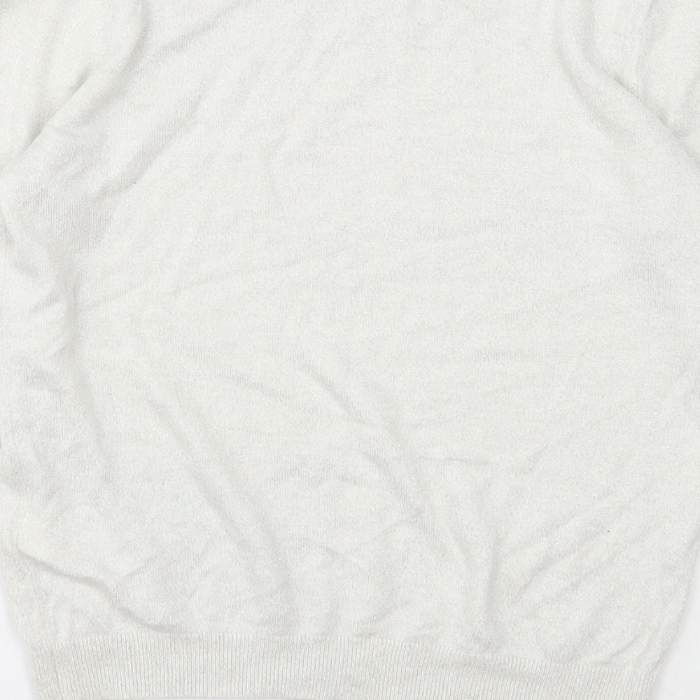Womens UK Size M H&M Ivory Pullover Jumper