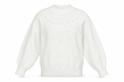 Womens UK Size M NEXT White Pullover Jumper