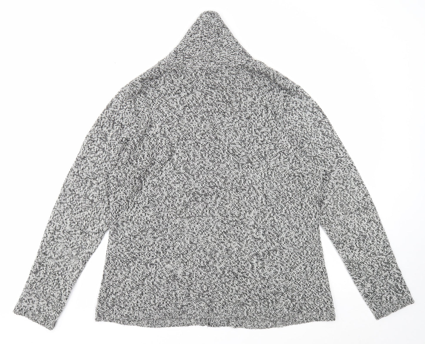 Womens UK Size 8 Damart Grey Cardigan Jumper
