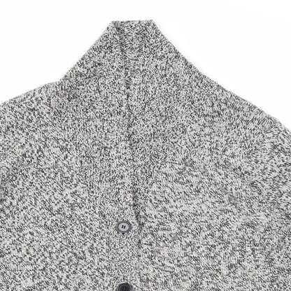 Womens UK Size 8 Damart Grey Cardigan Jumper