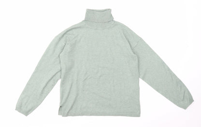 Primark Womens Green Roll Neck Polyester Pullover Jumper Size 6