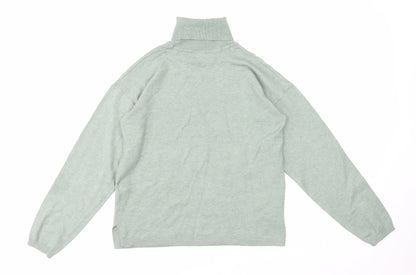 Primark Womens Green Roll Neck Polyester Pullover Jumper Size 6