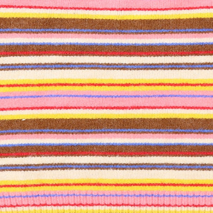 New Look Womens Multicoloured Boat Neck Striped Acrylic Pullover Jumper Size M - Cropped
