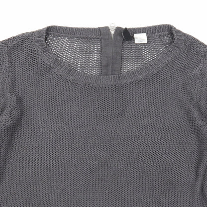 Womens UK Size XS Divided Grey Pullover Jumper