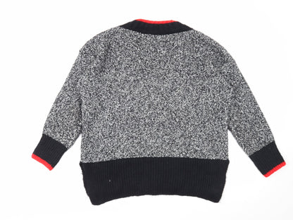 Womens UK Size M Marks and Spencer Grey Pullover Jumper