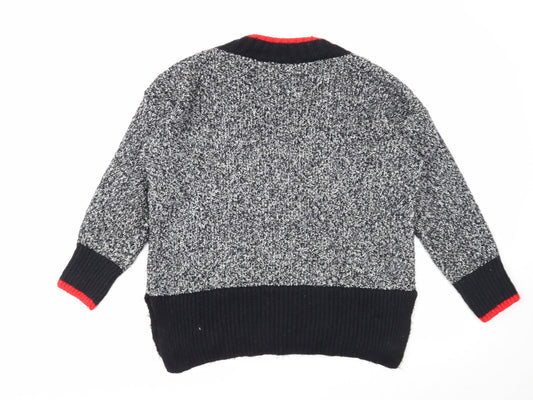 Womens UK Size M Marks and Spencer Grey Pullover Jumper