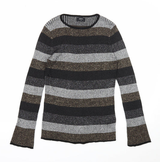 Womens UK Size 14 Papaya Multicoloured Pullover Jumper