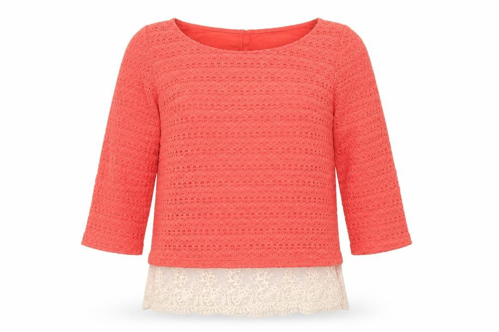 Womens UK Size 6 NEXT Red Pullover Jumper
