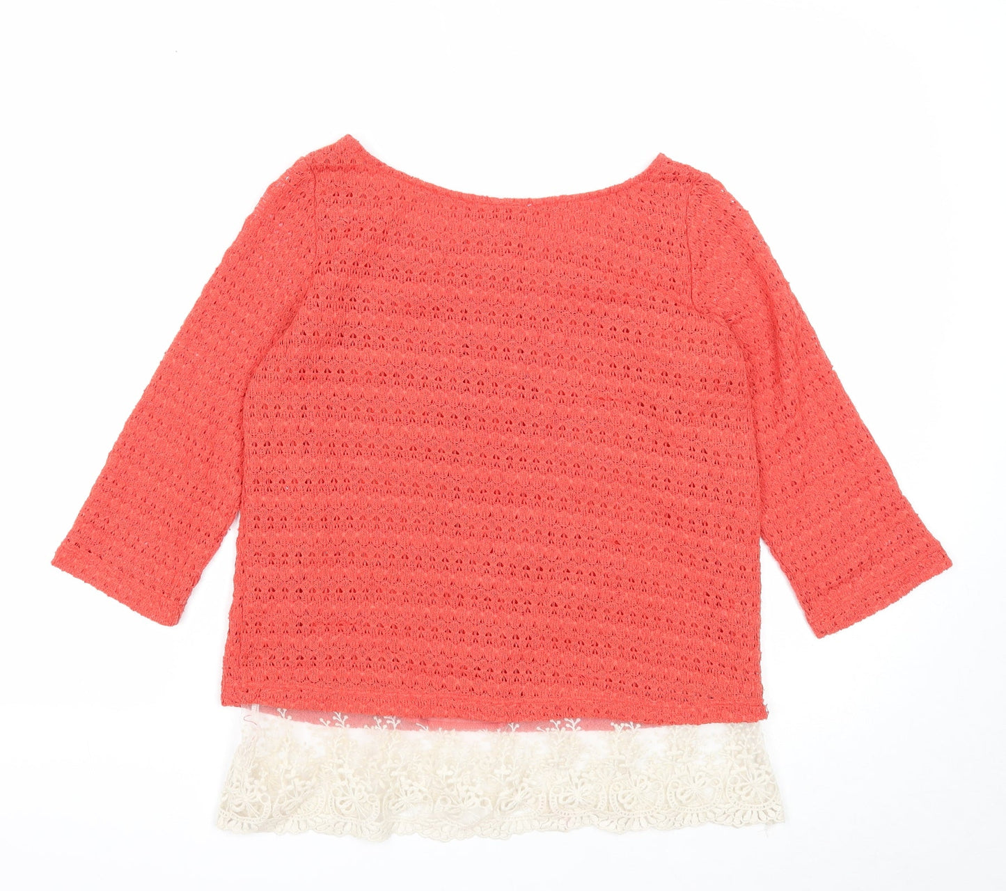Womens UK Size 6 NEXT Red Pullover Jumper