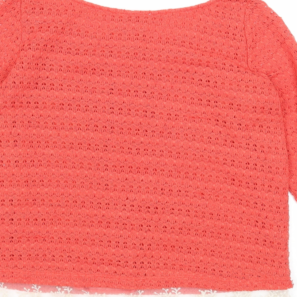 Womens UK Size 6 NEXT Red Pullover Jumper
