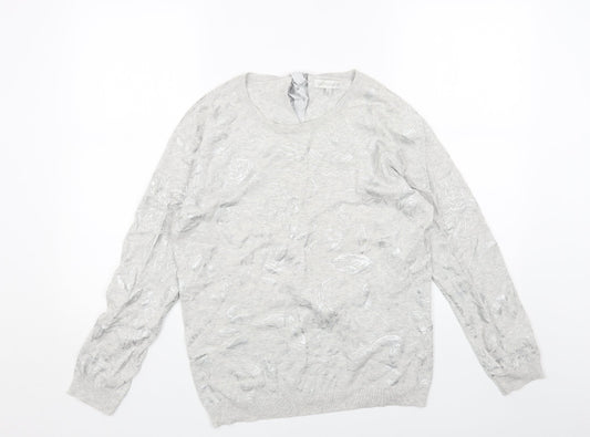 Womens UK Size 14 RJR.John Rocha Grey Pullover Jumper