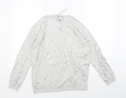 Womens UK Size 14 RJR.John Rocha Grey Pullover Jumper