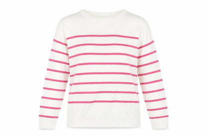 Womens UK Size 12 Marks and Spencer White Pullover Jumper