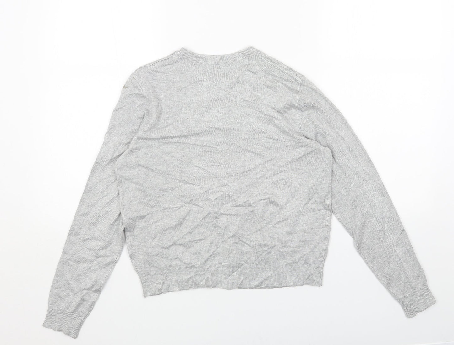 Womens UK Size 12 Marks and Spencer Grey Cardigan Jumper