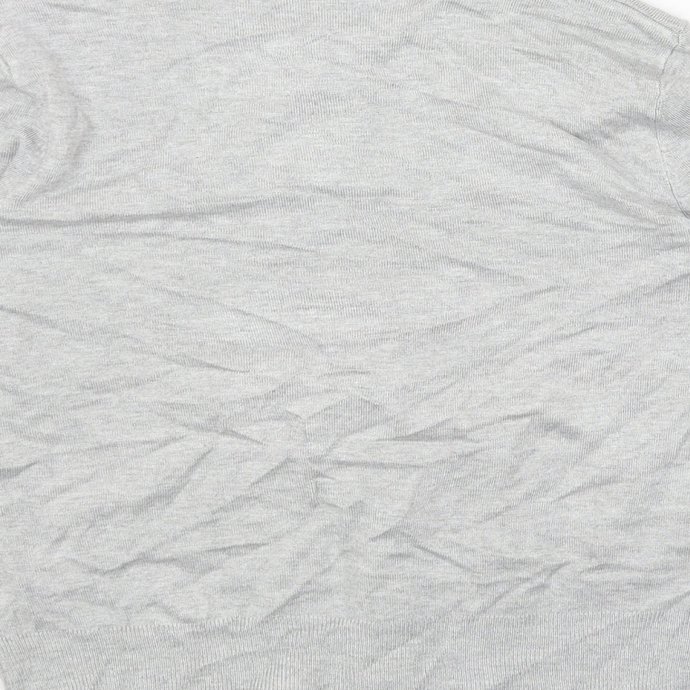 Womens UK Size 12 Marks and Spencer Grey Cardigan Jumper
