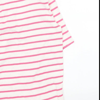 Womens UK Size M Marks and Spencer Pink Pullover Jumper