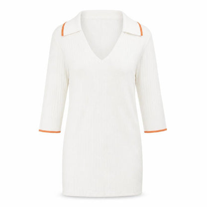 Womens UK Size 8 Marks and Spencer White Pullover Jumper