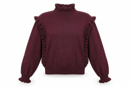 Womens UK Size 14 Preworn Red Pullover Jumper
