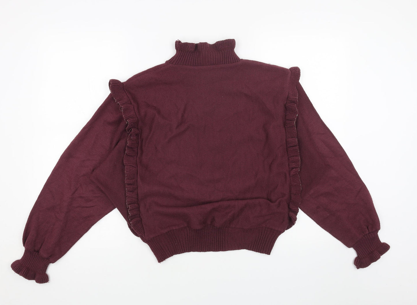 Womens UK Size 14 Preworn Red Pullover Jumper