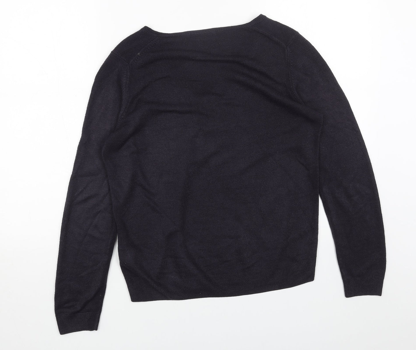 Womens UK Size 12 Marks and Spencer Blue Pullover Jumper