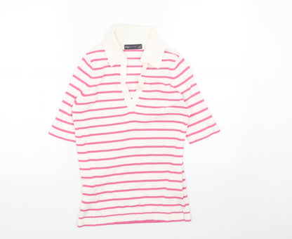Womens UK Size M Marks and Spencer Pink Pullover Jumper