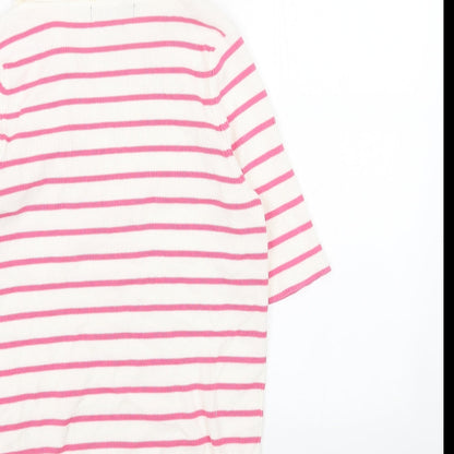 Womens UK Size M Marks and Spencer Pink Pullover Jumper