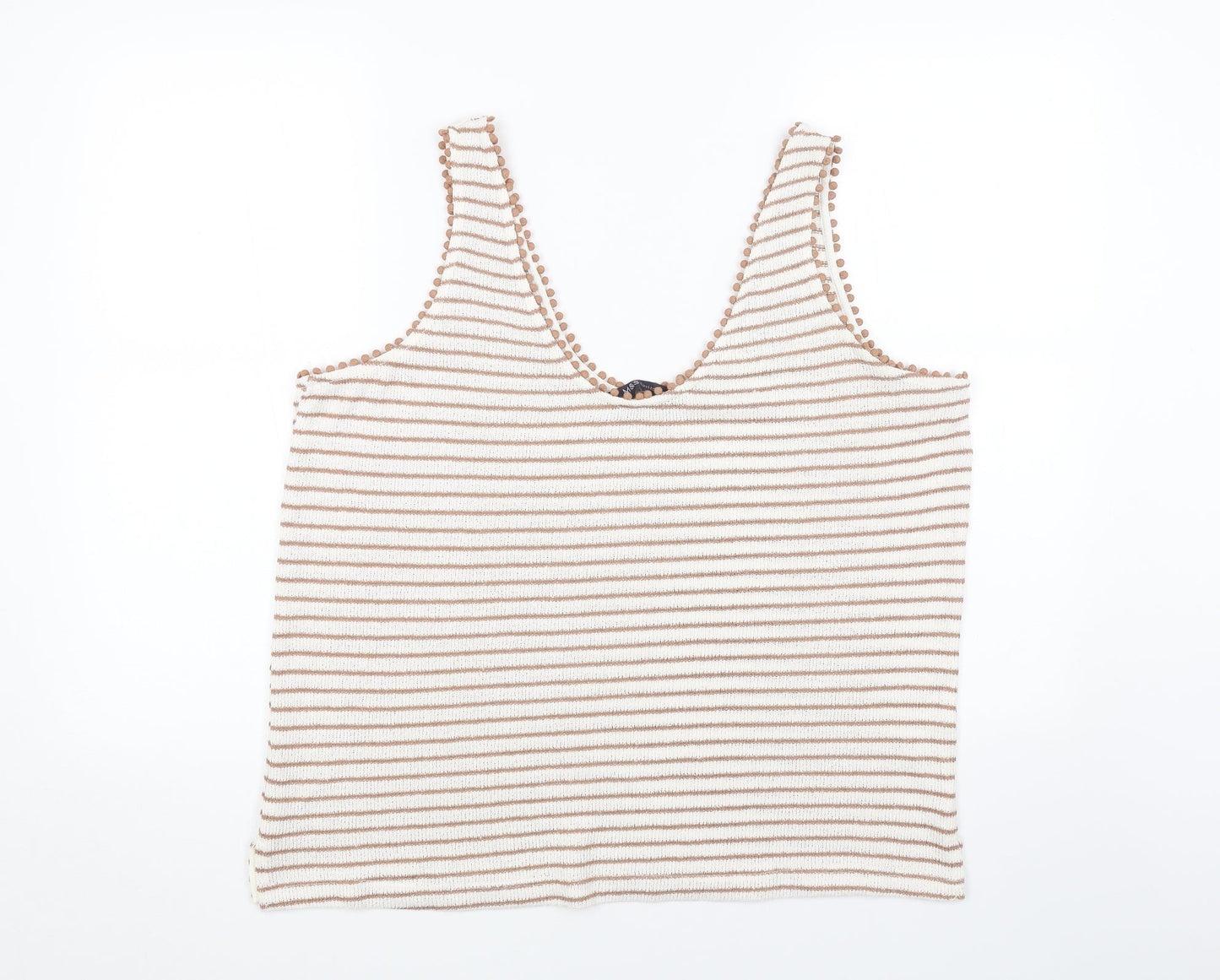Womens UK Size 18 Marks and Spencer White Basic Tank