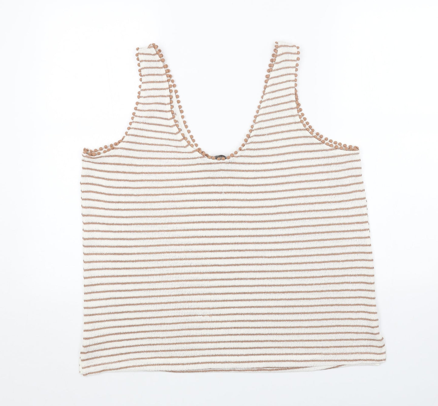 Womens UK Size 18 Marks and Spencer White Basic Tank