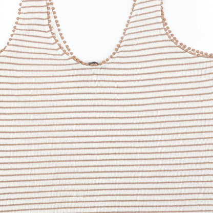 Womens UK Size 18 Marks and Spencer White Basic Tank