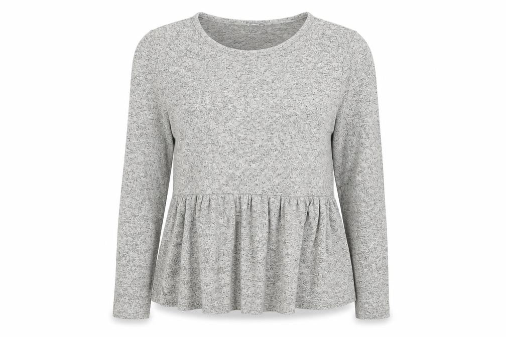 Womens UK Size 12 PEP&CO Grey Pullover Jumper