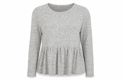 Womens UK Size 12 PEP&CO Grey Pullover Jumper
