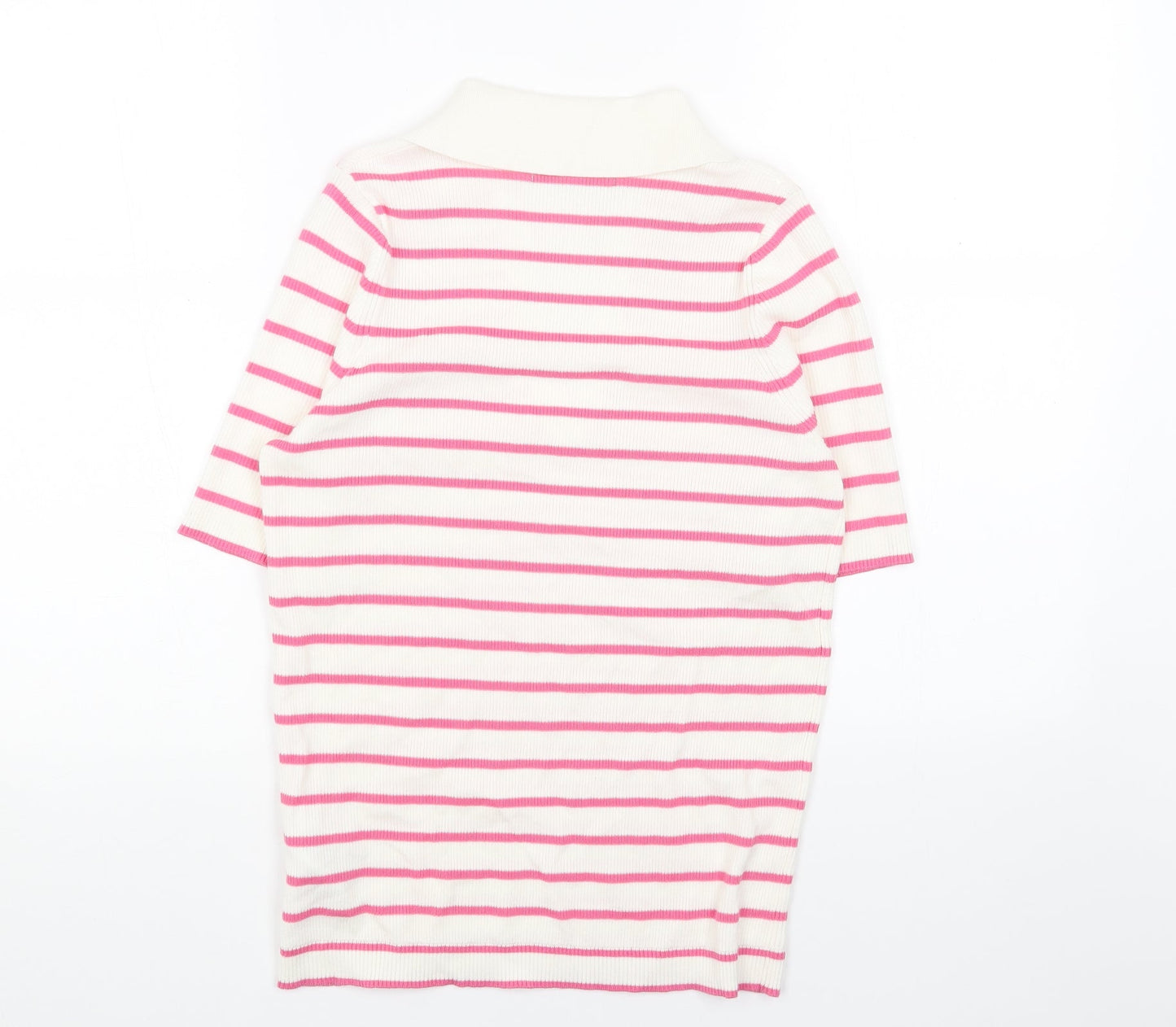 Womens UK Size M Marks and Spencer Pink Pullover Jumper