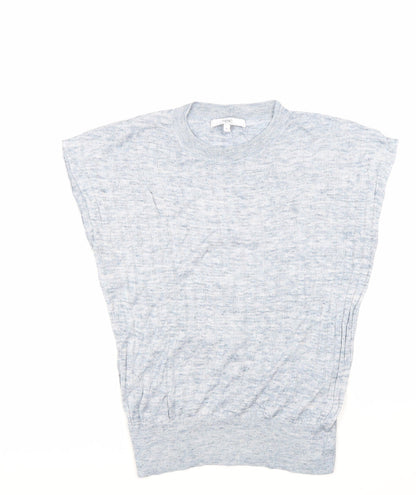 Womens UK Size XS NEXT Blue Basic T-Shirt