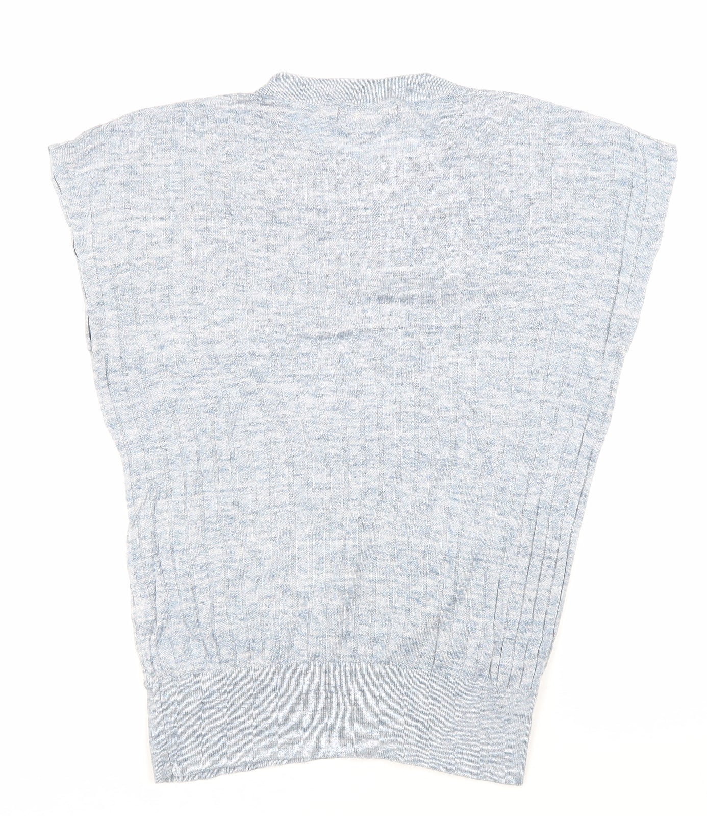 Womens UK Size XS NEXT Blue Basic T-Shirt