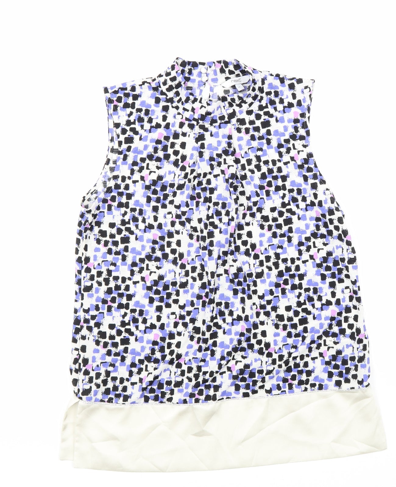 Womens UK Size 12 NEXT Blue Basic Blouse