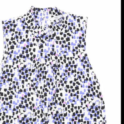 Womens UK Size 12 NEXT Blue Basic Blouse