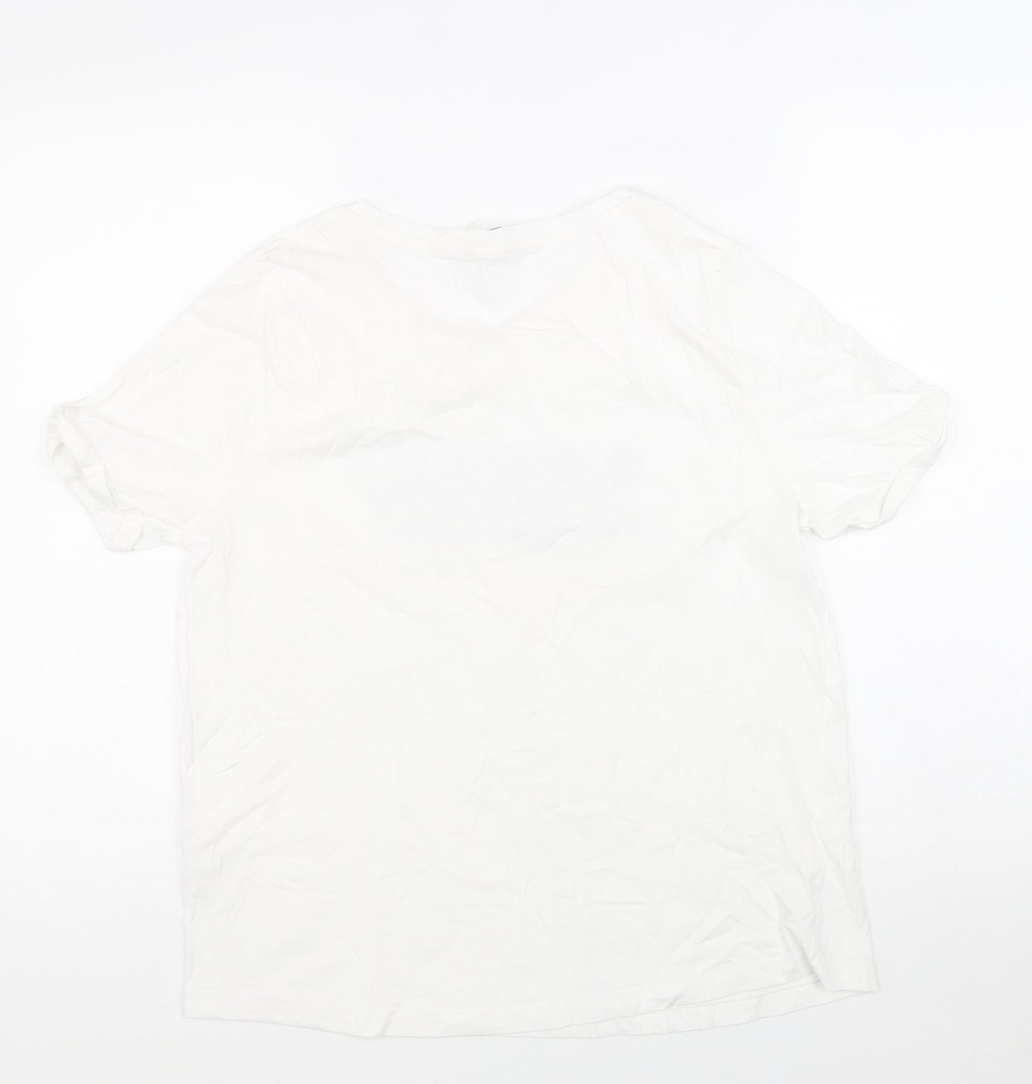 Womens UK Size 14 TU White Basic T-Shirt