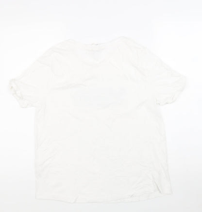 Womens UK Size 14 TU White Basic T-Shirt