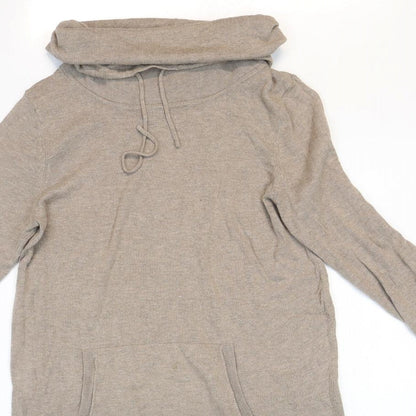 Beacari Cove Womens Grey Cotton Pullover Sweatshirt Size 12 Pullover