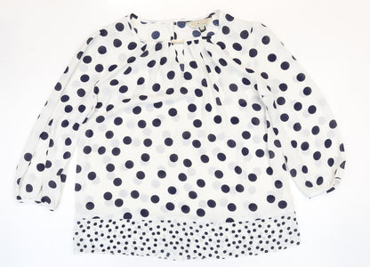 Womens UK Size 10 BIllie & Blossom White Basic Blouse