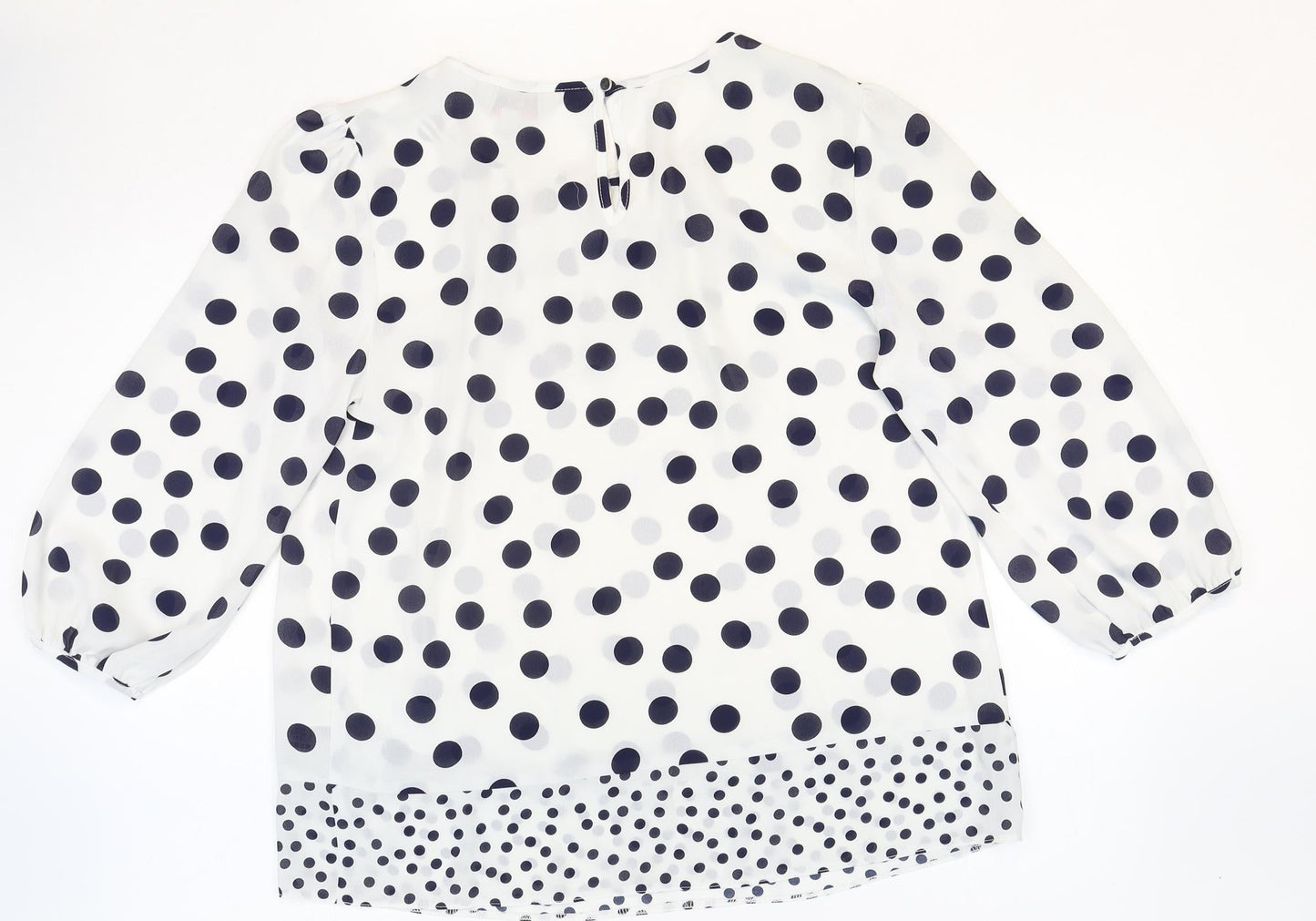 Womens UK Size 10 BIllie & Blossom White Basic Blouse
