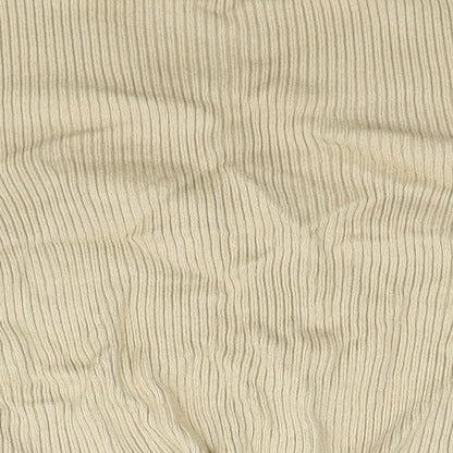 PAZZO Womens Beige V-Neck Cotton Cardigan Jumper Size S