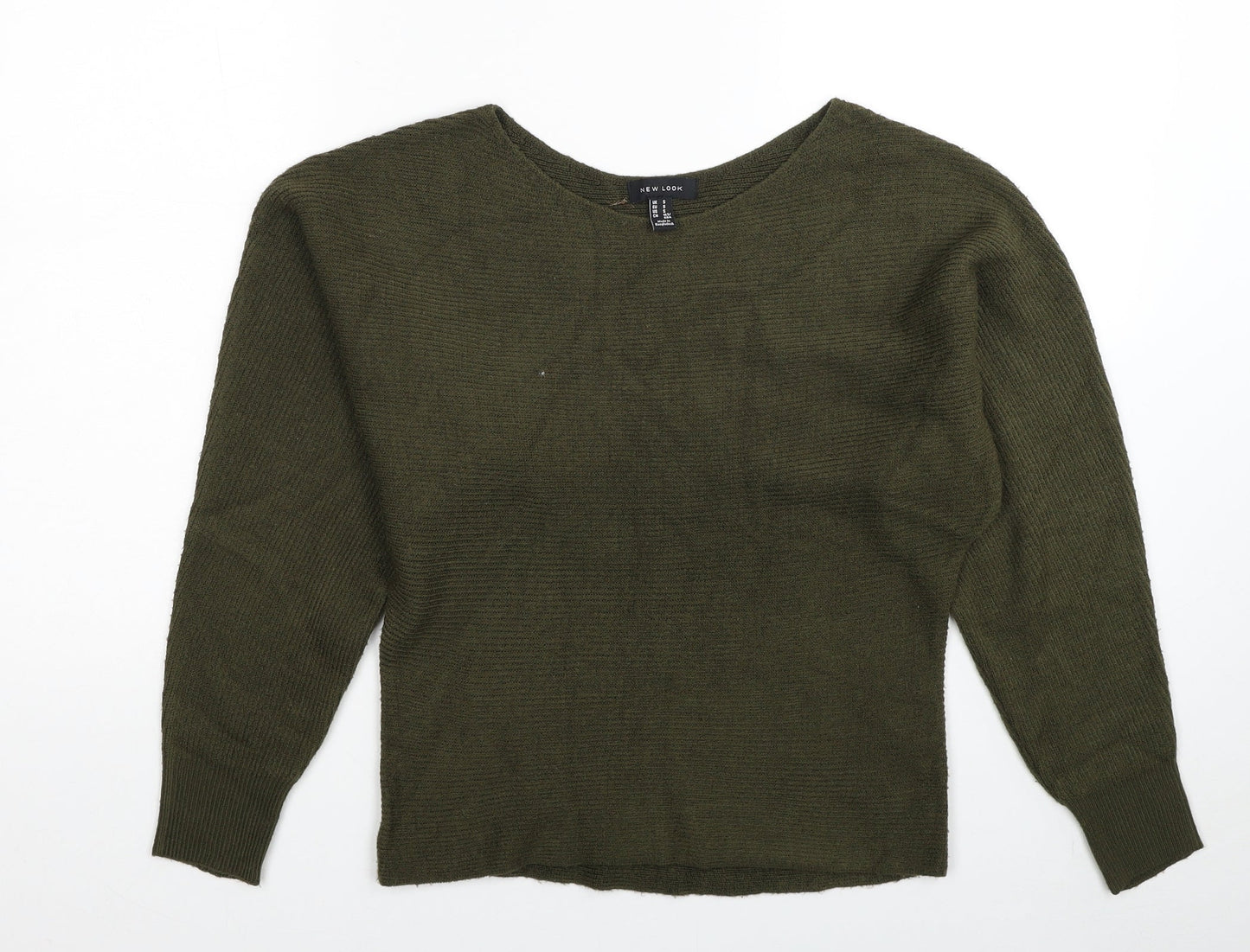 Womens UK Size S New Look Green Pullover Jumper